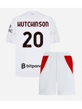 AC Milan Omari Hutchinson #20 Auswärts Trikotsatz für Kinder 2026-27 Kurzarm (+ Kurze Hosen)